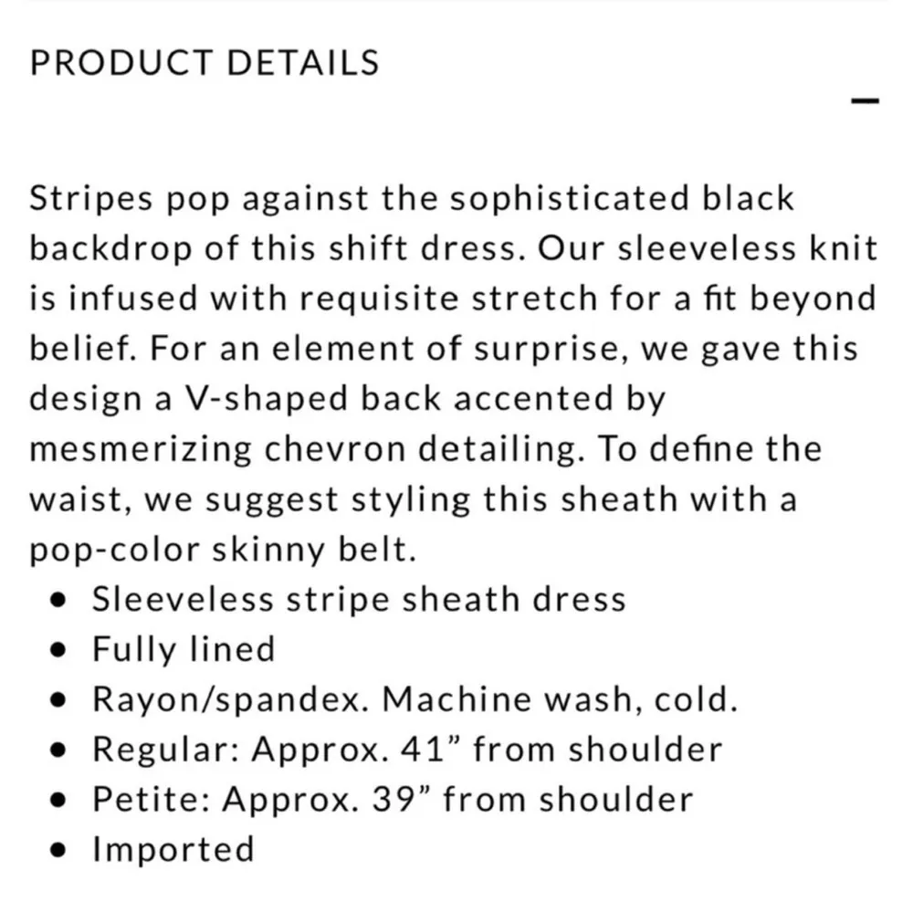 White House Black Market Striped Slimming Sheath Dress Leather Trim 6 Small - Image 11