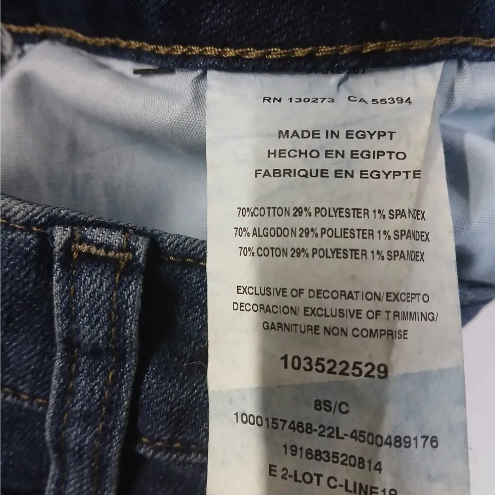 Lee Bootcut Jeans Womens 8 Short Blue Dark Wash Denim Mid Rise Western Gorpcore - Image 11