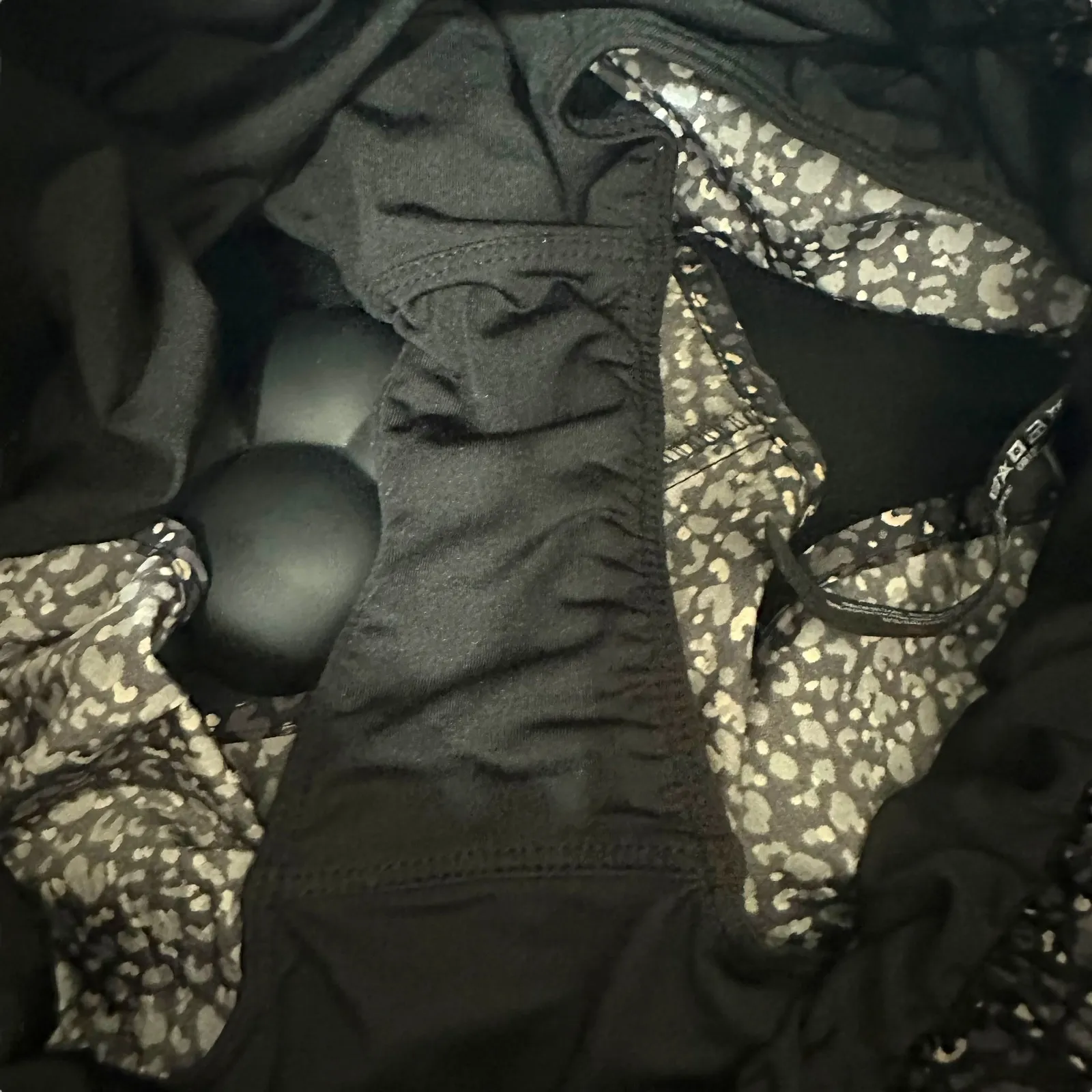 Free People Movement Black Printed Leopard The Way Home High Waist Shorts Medium - Image 11