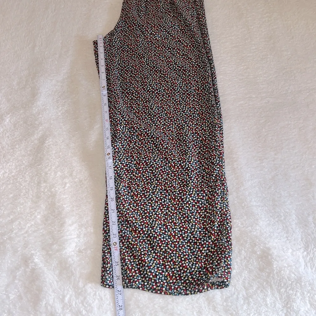 Anthropologie Ett Twa Christine Silken‎ Jumpsuit Geometric Print Size 2 - Image 4
