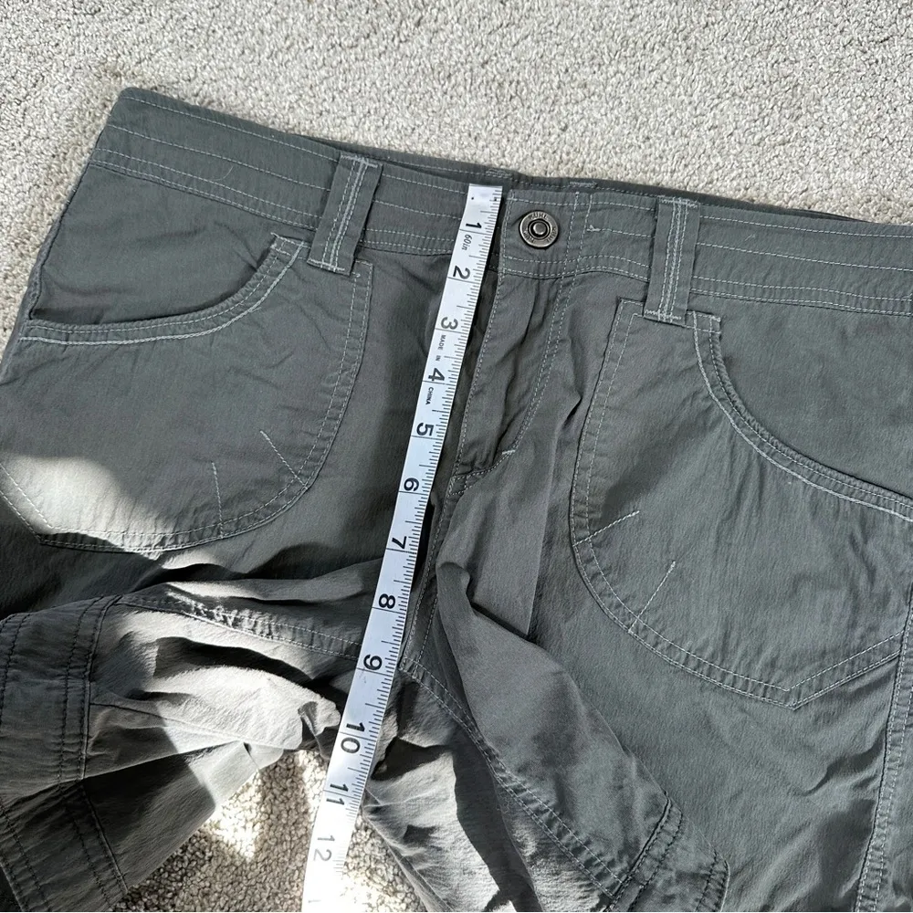 Kuhl Women’s Kontra Breathable Shorts Cargo 6” Mid Rise Outdoor Hiking in Gray 8 - Image 16