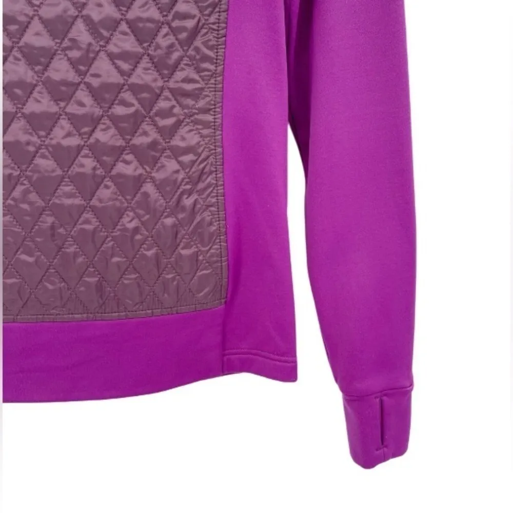 Title Nine Quilted Pullover Sweatshirt Mulberry Purple Large - Image 4
