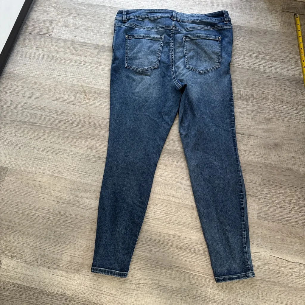 Maurices  everflex m.jeans super skinny high rise Curvy blue jeans size 12 - Image 7