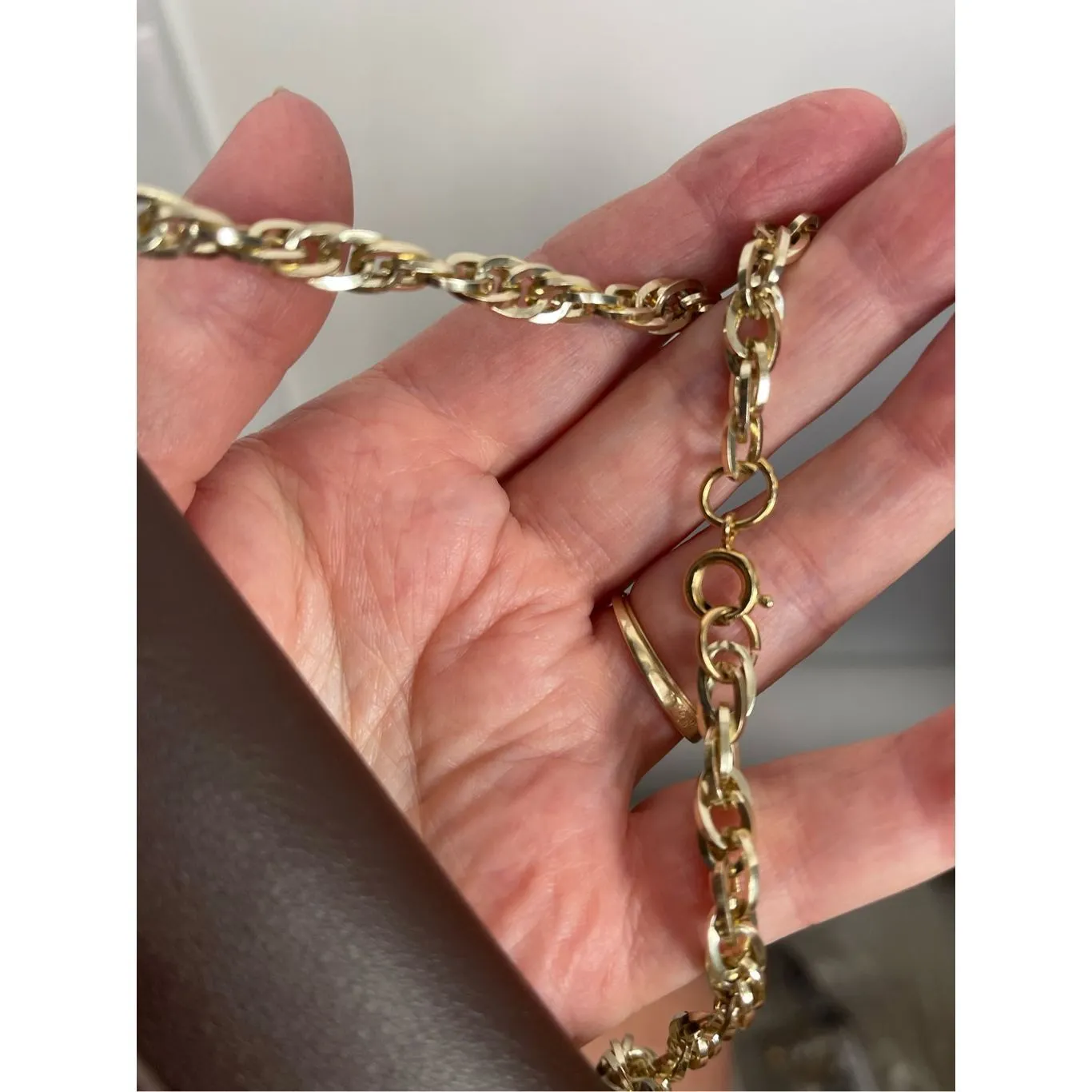 Anne Klein  logo envelope shoulder bag clutch - Image 5