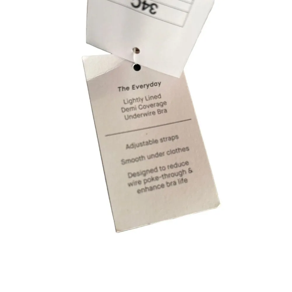 Auden Bra Uplift Blush Skin Color Womens Size 34C Under Wire Adjustable NEW - Image 6