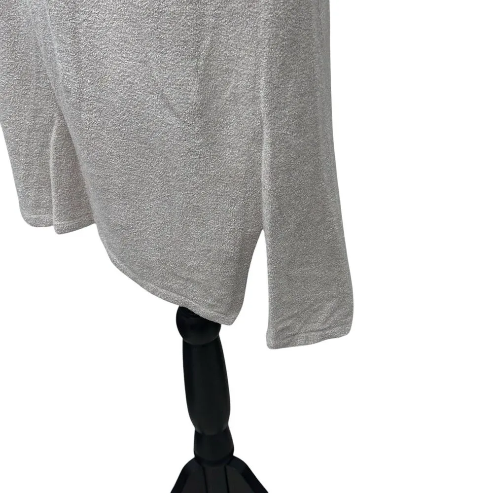 Barefoot Dreams CozyChic Ultra Lite Coastal Cowl Neck Tunic Sand Dune Size M - Image 4