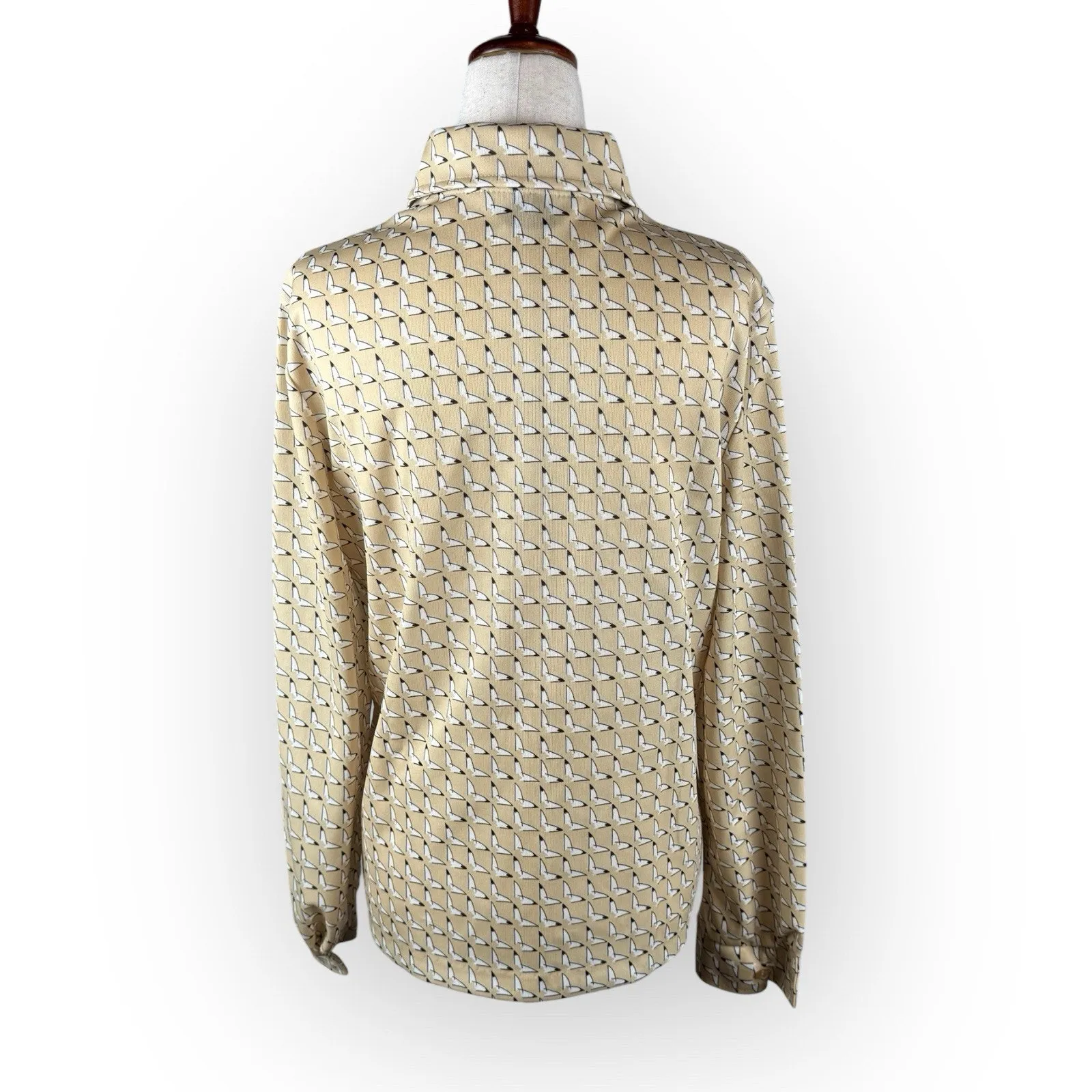 Vintage Women’s Sailboat Print Shirt - Image 9