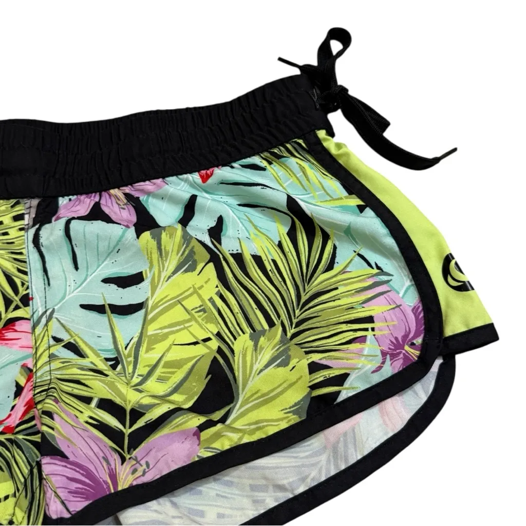 Wave Life Bali Escape Side Tie Shorts Green - Image 2