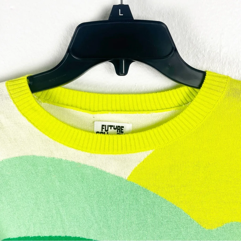 FUTURE COLLECTIVE x ALANI NOELLE Abstract Print Long Sleeves Sweater Size Medium - Image 5