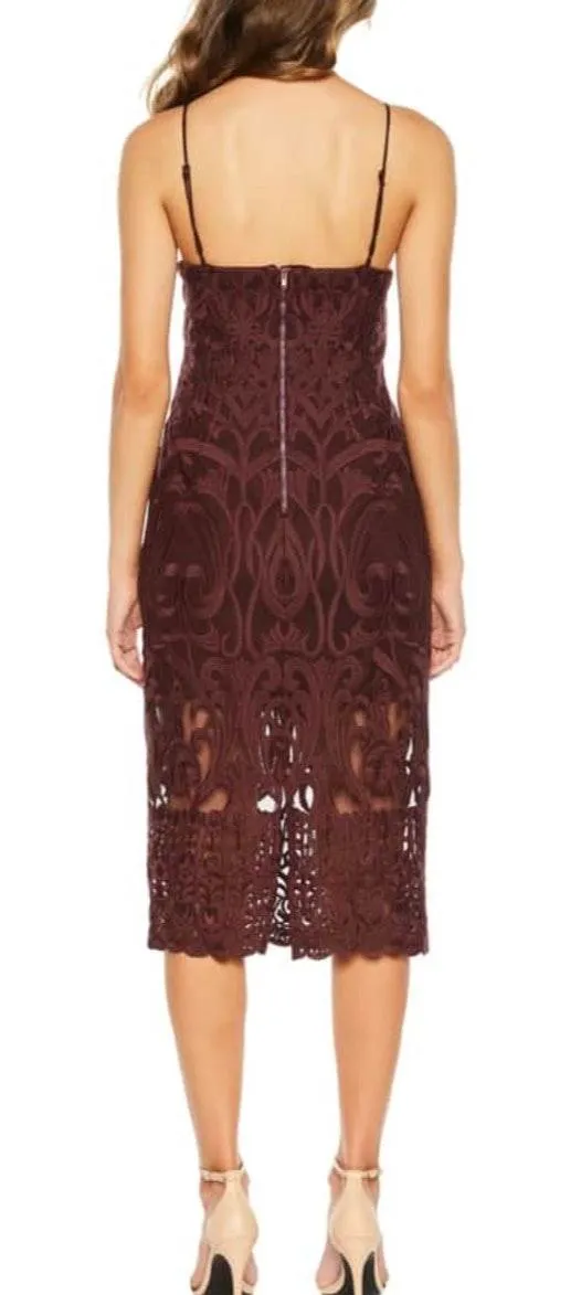 Lace Midi Dress - Image 2