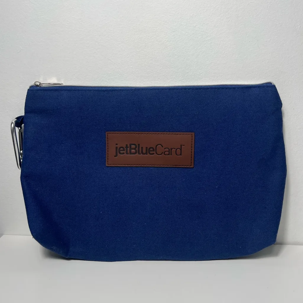JetBlue Card Barclays Signature Tech & Travel Portfolio Pouch Blue - Image 2