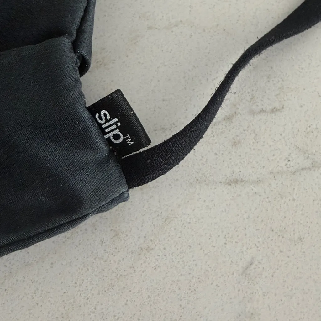 Slip Black Silk Face Mask - Image 3