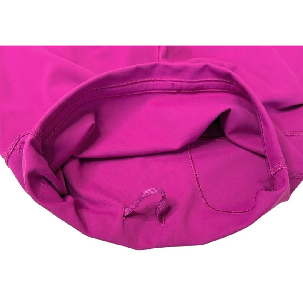 LULULEMON Align High Rise 6” Biker Shorts Magenta Purple Size 8 RARE COLOR - Image 9