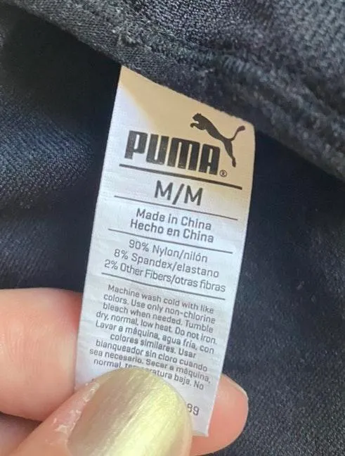 Puma Black Sports Bra - Image 3