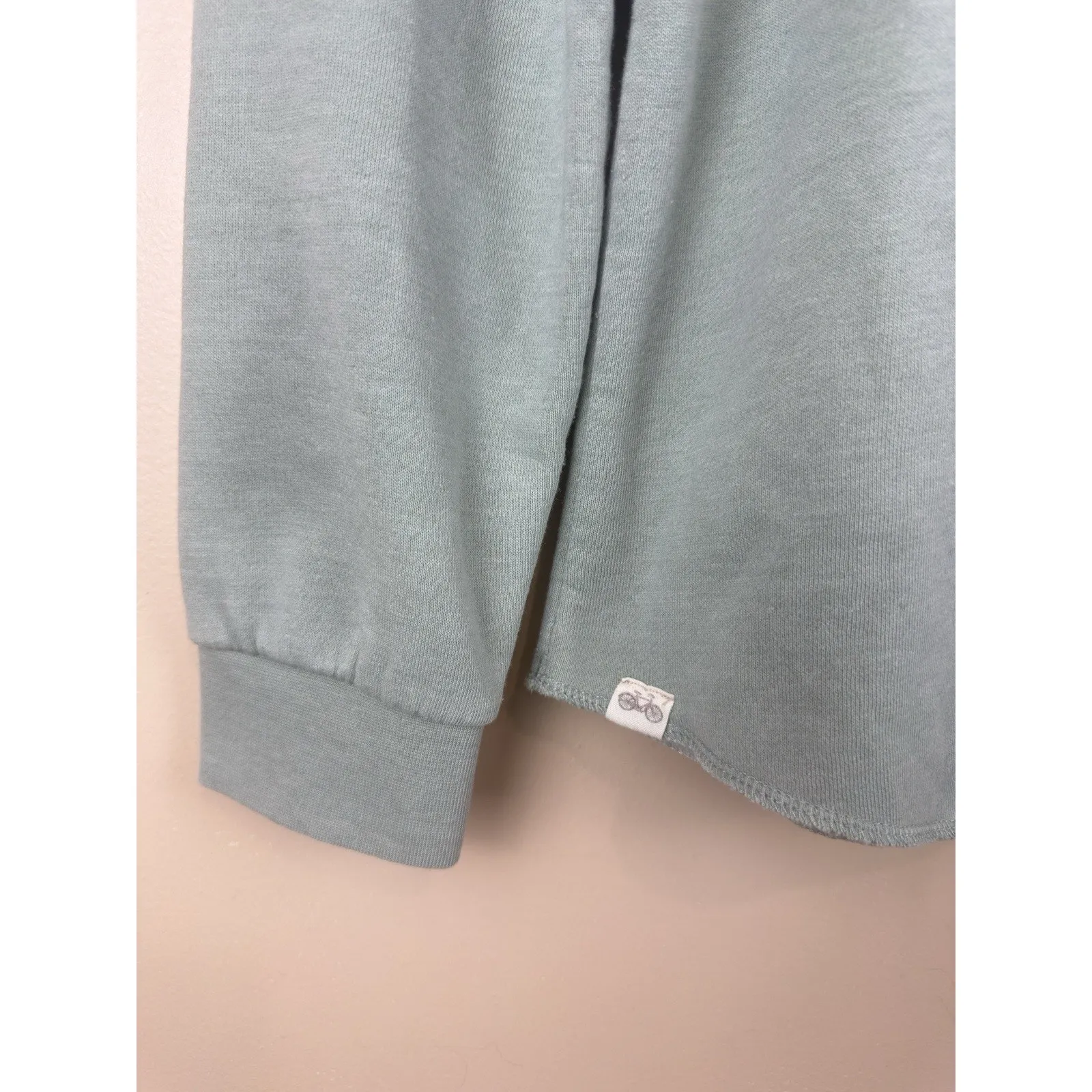 Red Bike Brand Rooster Y Fleece Pullover Sage Green Women’s Size M Size M - Image 3