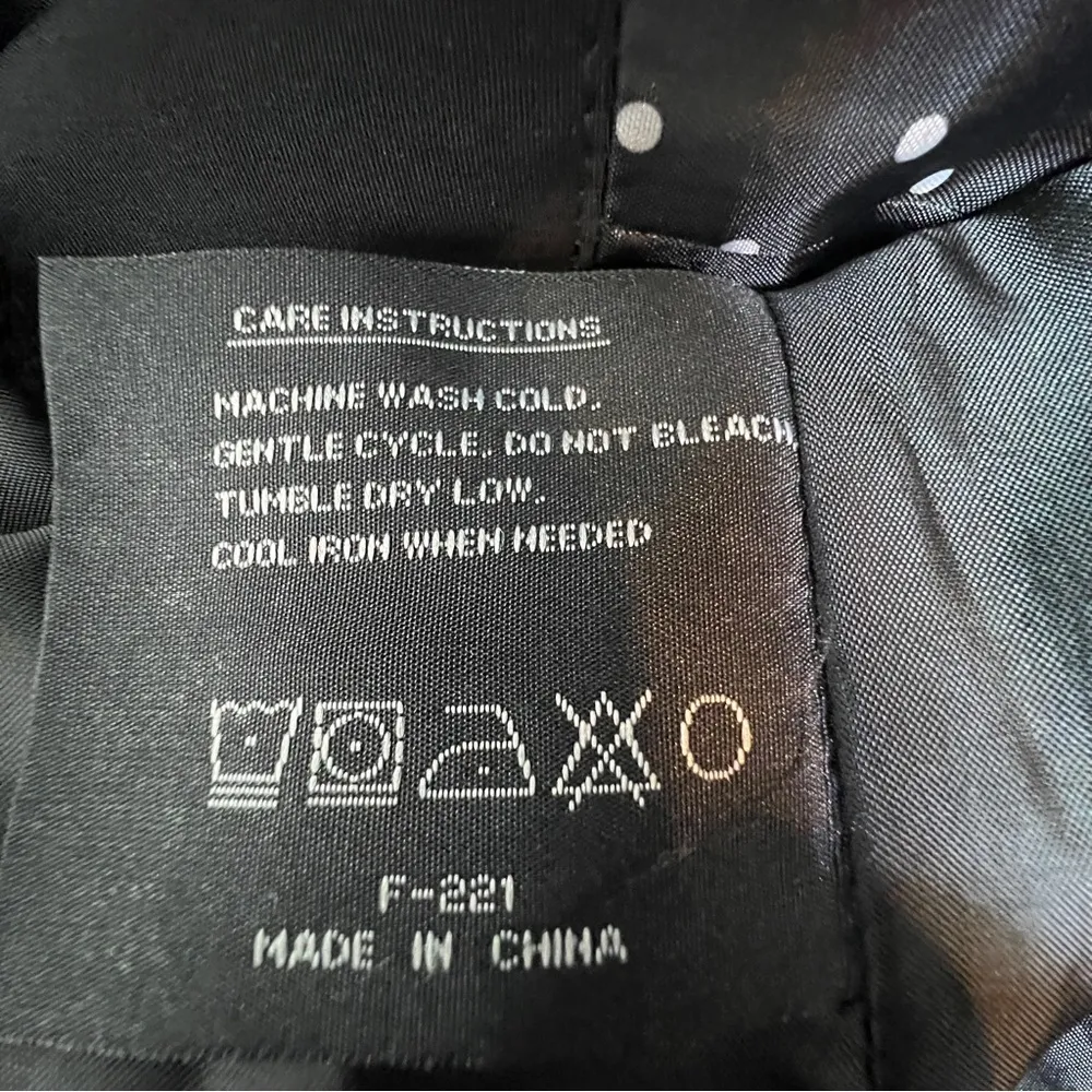 Fleet Street LTD Petite Small Black Jacket(Rain) w/ Dual Closure System - Image 15