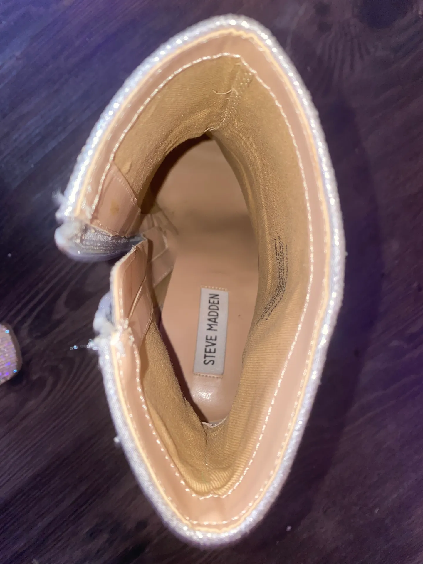 Steve Madden Noticed-R Rhinestone Boots - Image 6