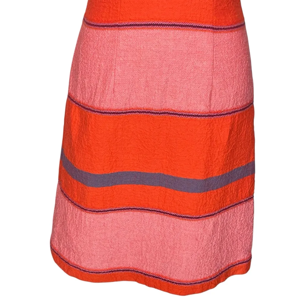 Anthropologie HD in Paris Sorbet Stripes Shift Dress Women’s Size 4 - Image 6