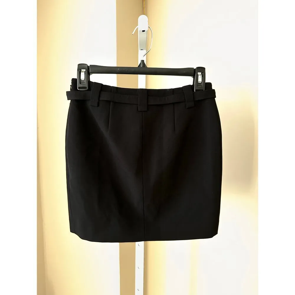 Generation Love Riri Belted Mini Skirt in Black size 4 - Image 5