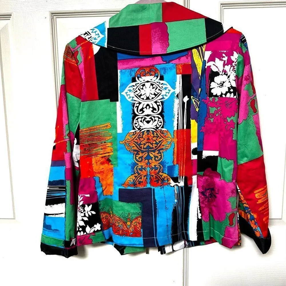Erin colorful zip jacket - Image 2