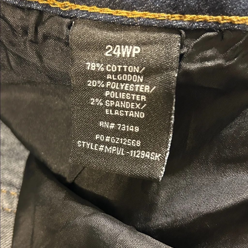 One 5 One Women's Dark Blue Jeans Size 24 WP - Image 8