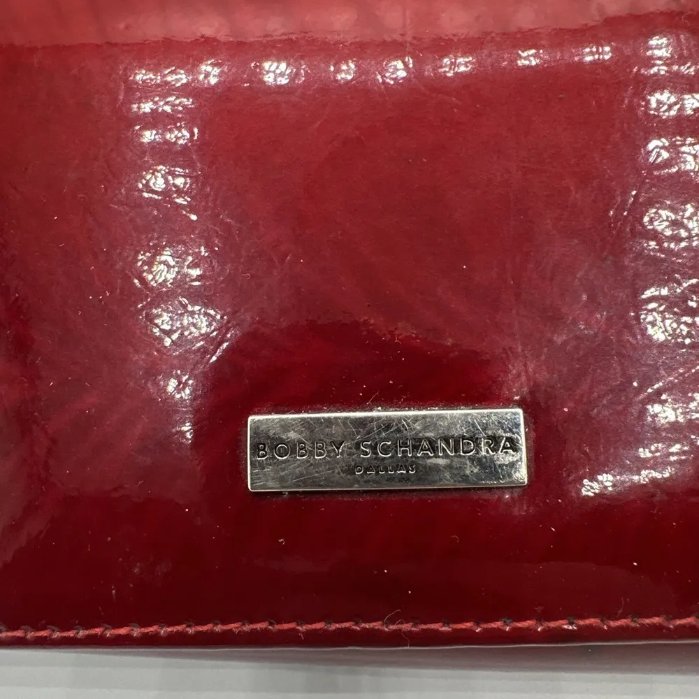 Bobby Schandra Of Dallas Red Patent Leather Signed By Bobby. See Pictures - Image 2