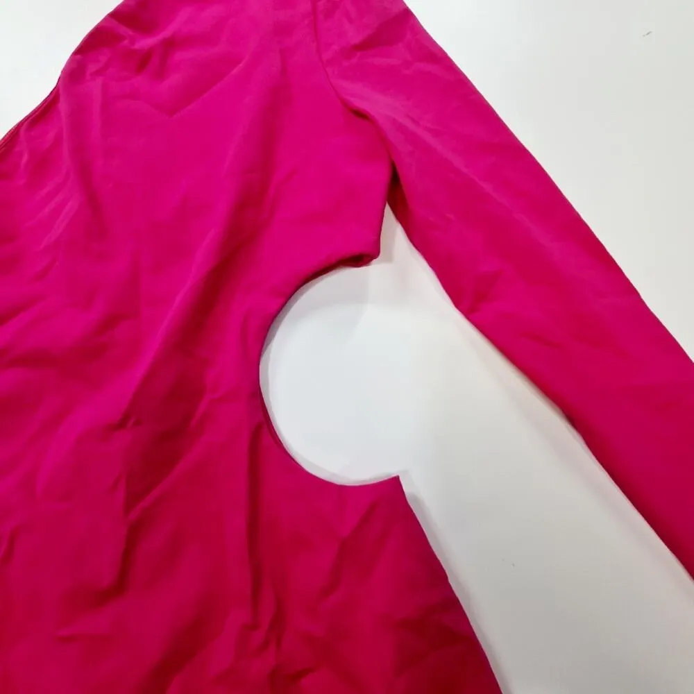 Superdown Katia Cut Out Dress in Hot Pink XS - Image 5