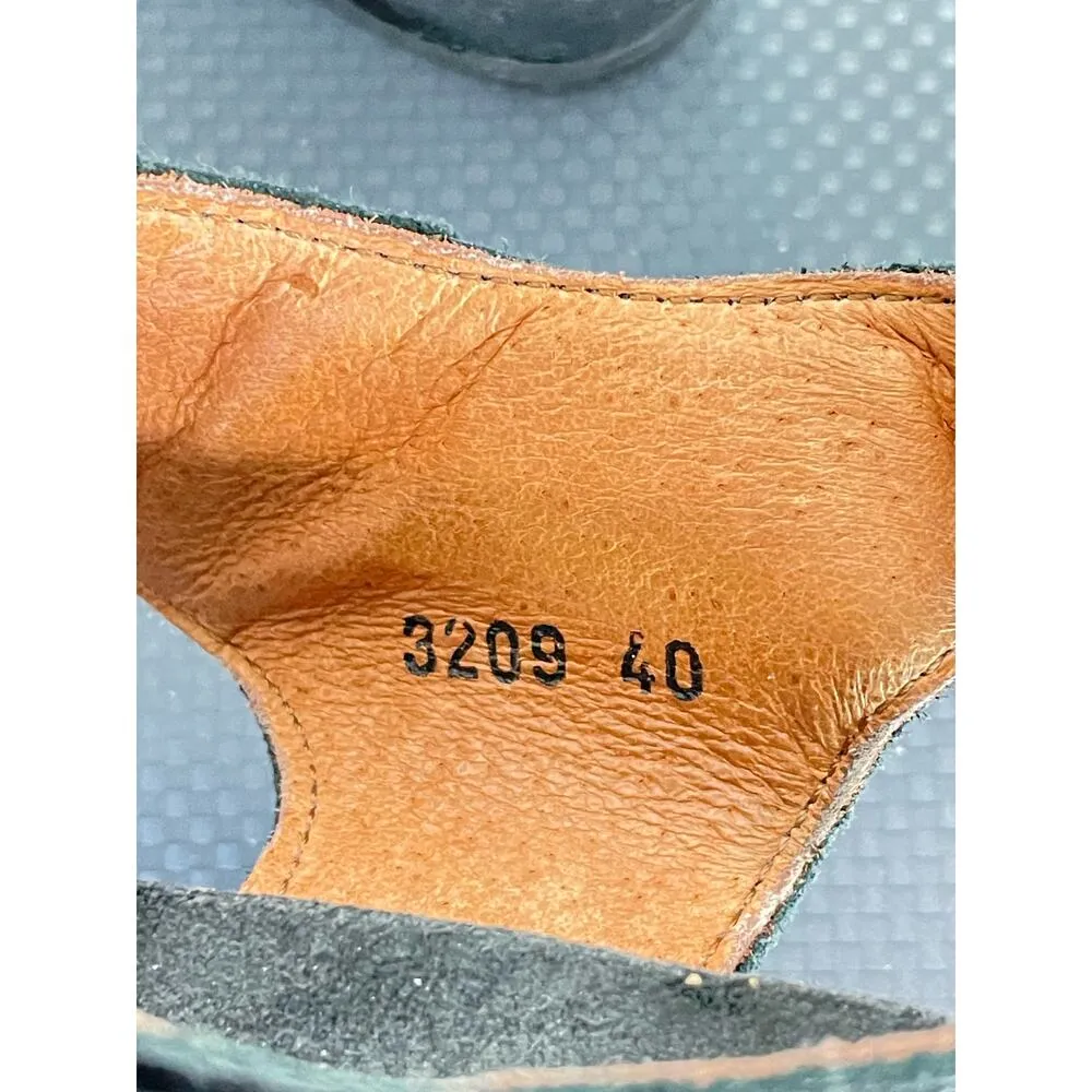 Taos Women's Boardwalk Wedge Sandal Black Size 40 Hook & Loop Reptile Embossed - Image 9