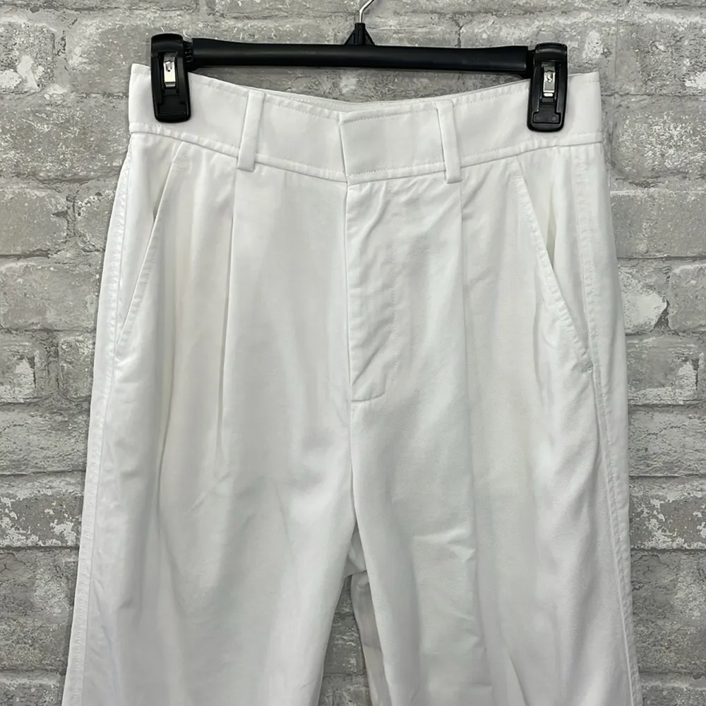 Everlane White The Draper Tapered Pant in Buttersmooth - Image 2