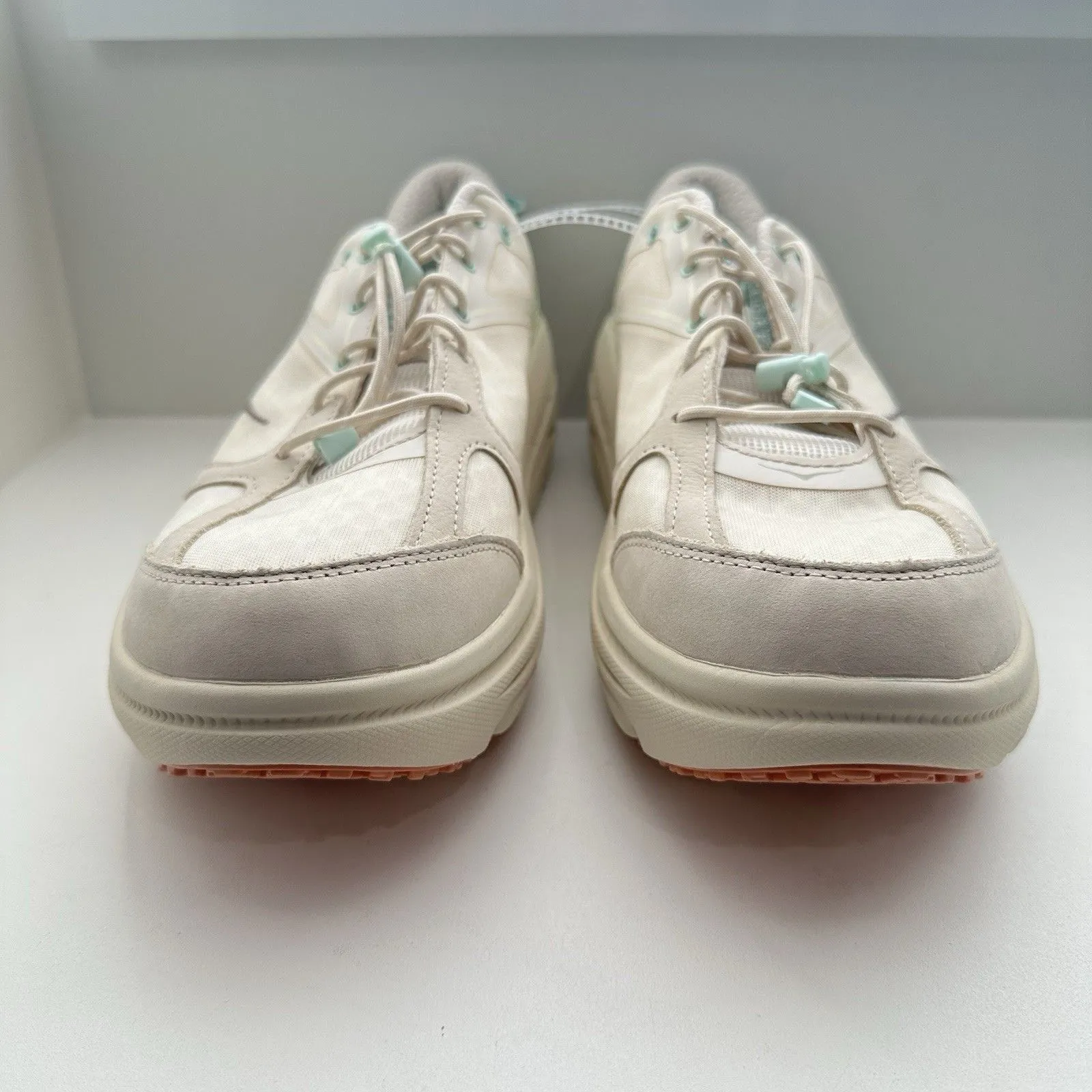 HOKA U Bondi B3 Oat Milk W 14/M 13 Sneaker Cushioned Mesh Activewear Casual Run - Image 3