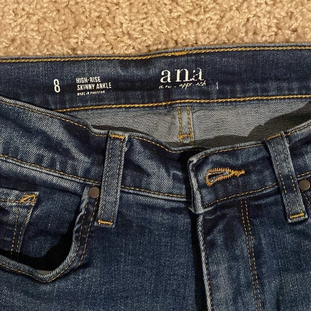 A.N.A. JEANS SIZE 8, Great Cond. Blue - Image 4