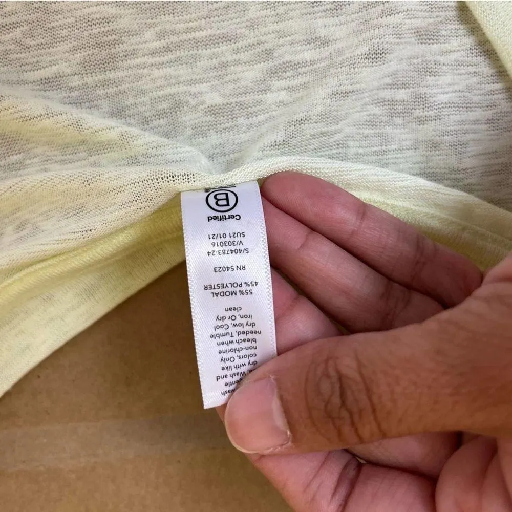 Athleta Neon Yellow V Neck Tee - Image 7