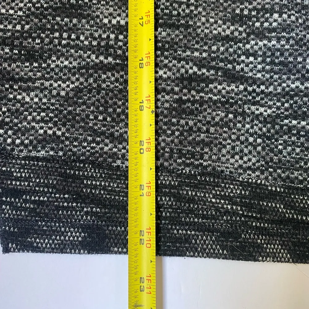 The Free People We the Free Sweater Women's Turtleneck XS Black-Gray Bell Sleeve - Image 7