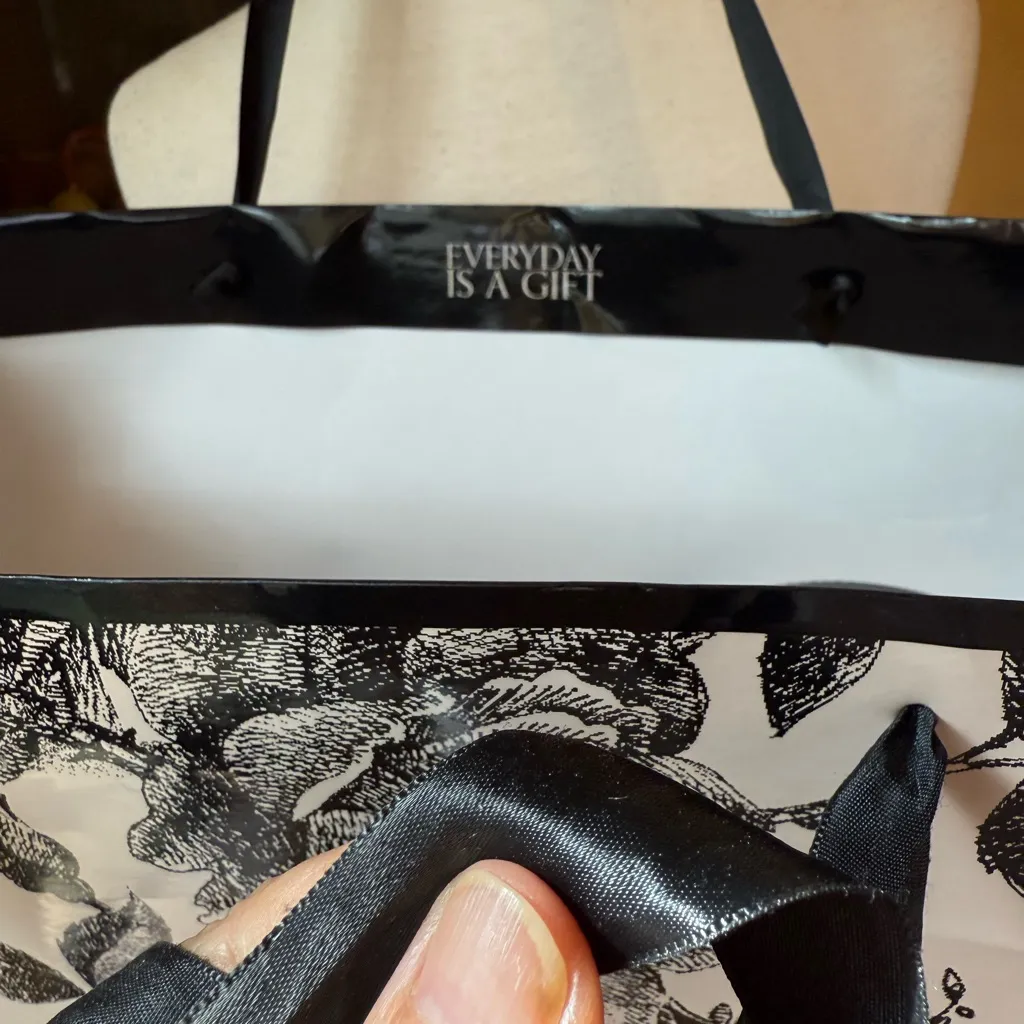 Victoria's Secret Monochrome Floral Tote - Image 2