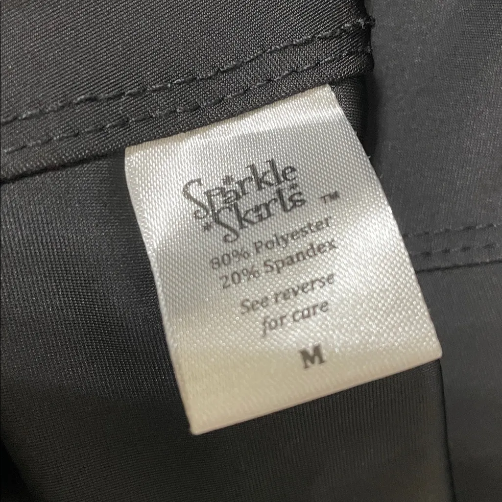 Sparkle Skirt Swing Skirt/Skort size Medium Yellow - Image 5