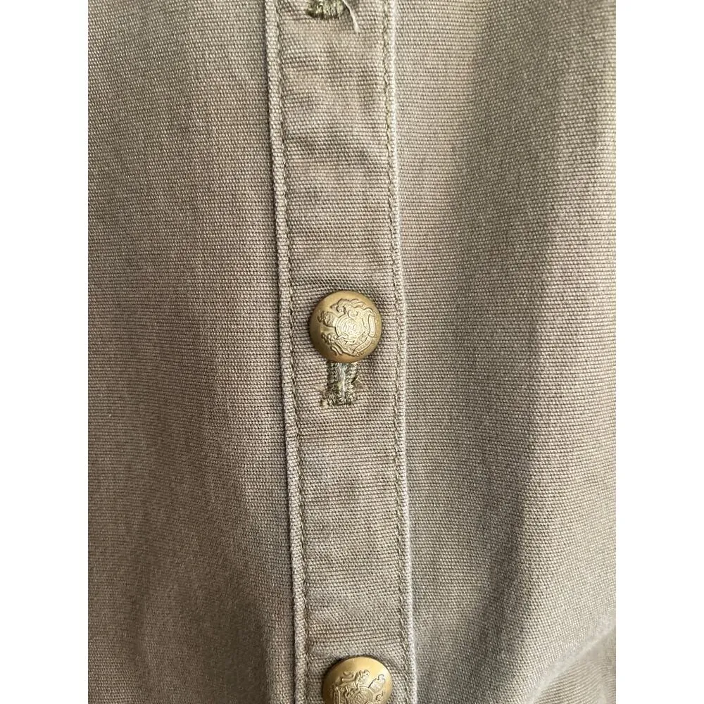 Lauren Ralph Lauren Vondra Twill cropped jacket size 14 Green - Image 4