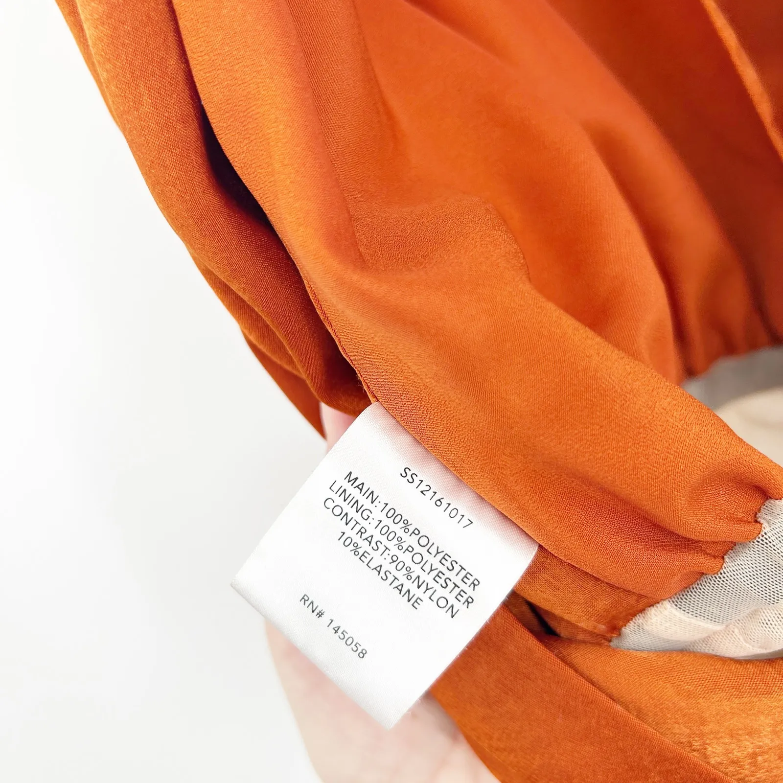 NWT Stylestalker Womens Going Out‎ Erick Surplice Cutout Bodysuit Size S Copper - Image 6