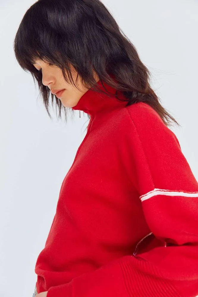 Silence + Noise Double Knit Half Zip Pullover - Image 6