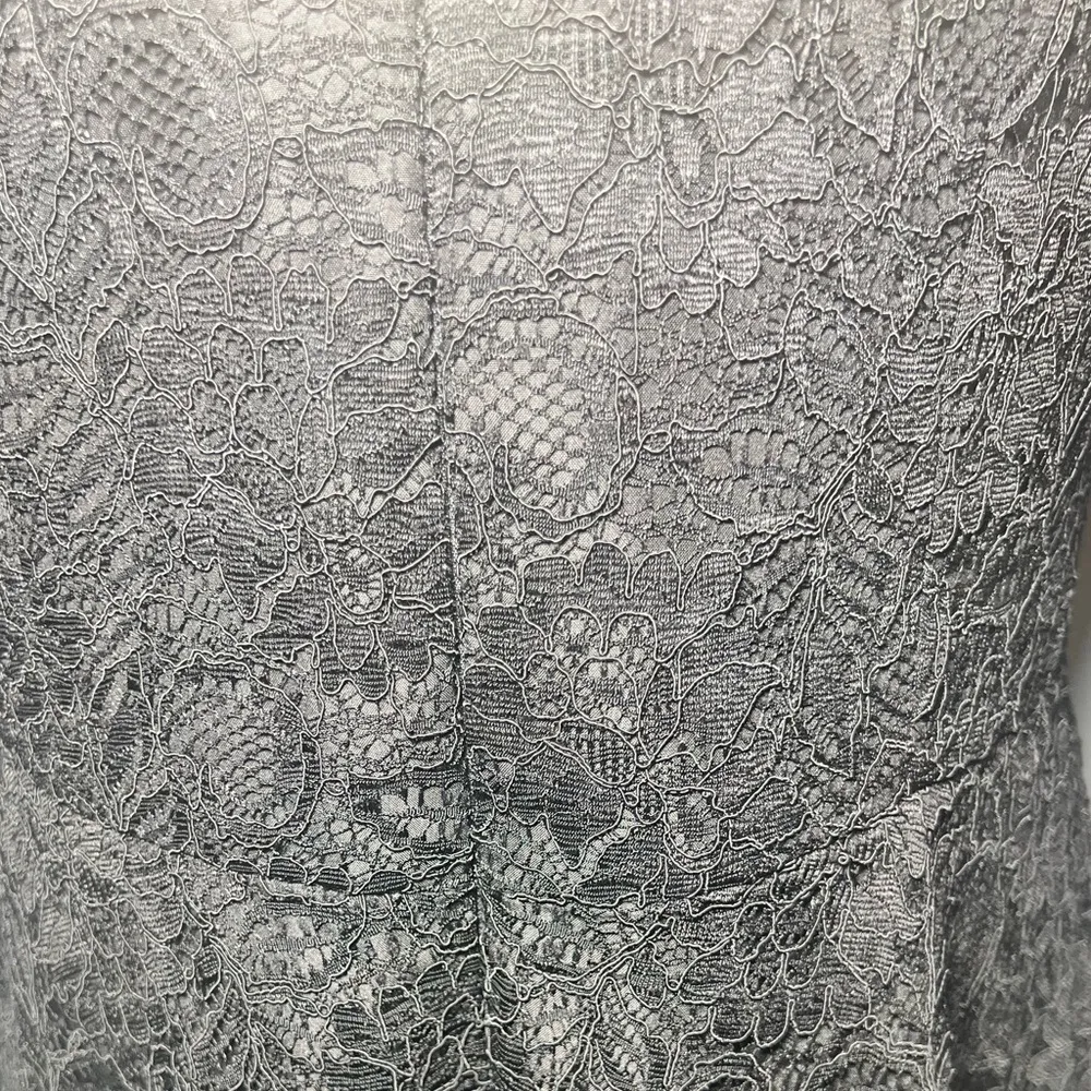 David’s Bridal Knee Length Lace 3/4 Sleeve Dress | 10 - Image 8