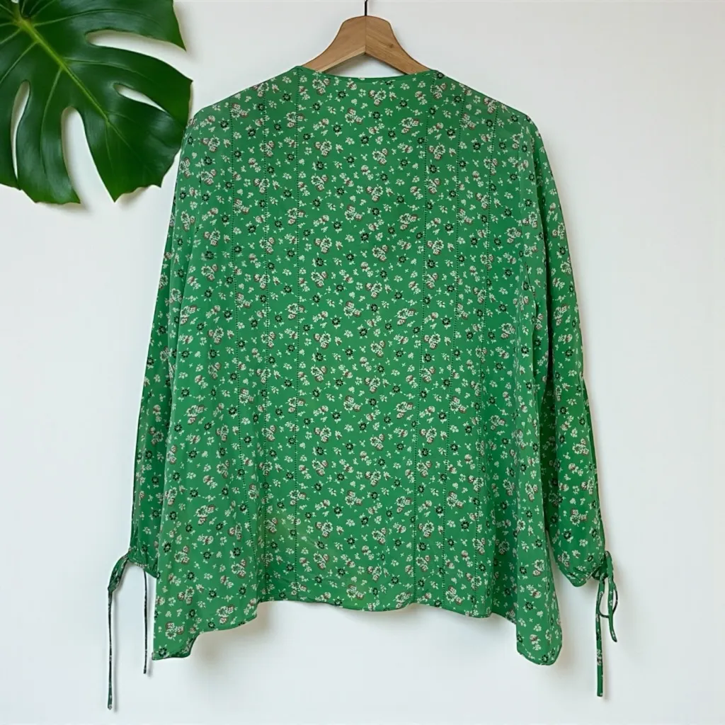 🆕 Scanlan Theodore 100% Silk Floral Tie - Image 6