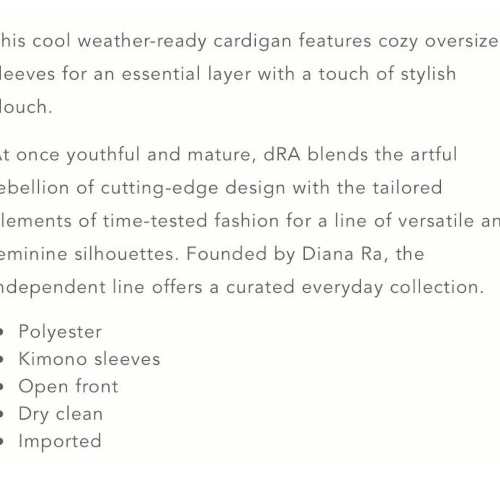 ANTHROPOLOGIE DRA Yoko Kimono Woven Knit Jacket - Image 6