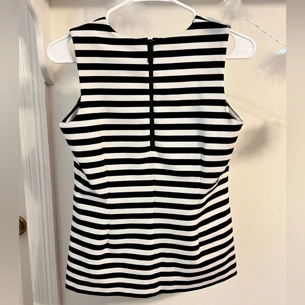 REMOVING TODAY FINAL PRICE Michael Kors Striped Top Black - Image 3
