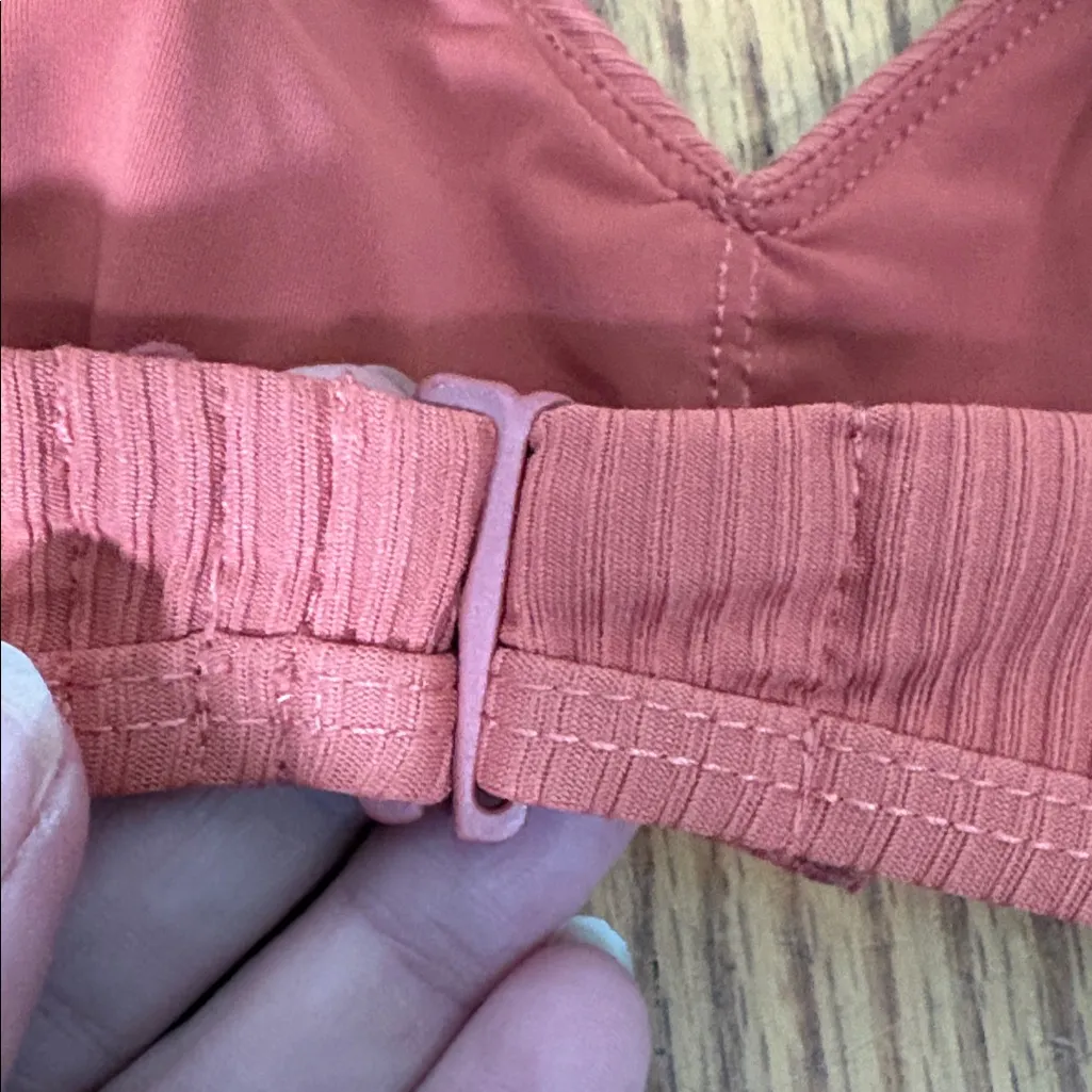 Andie Bikini Set Valencia Top Bonita Top Ribbed Ginger Orange size S‎ NWOT - Image 3