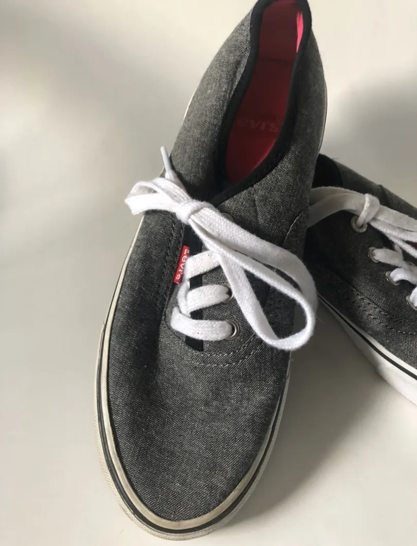 Levis Gray Shoes Size 7.5 - Image 3