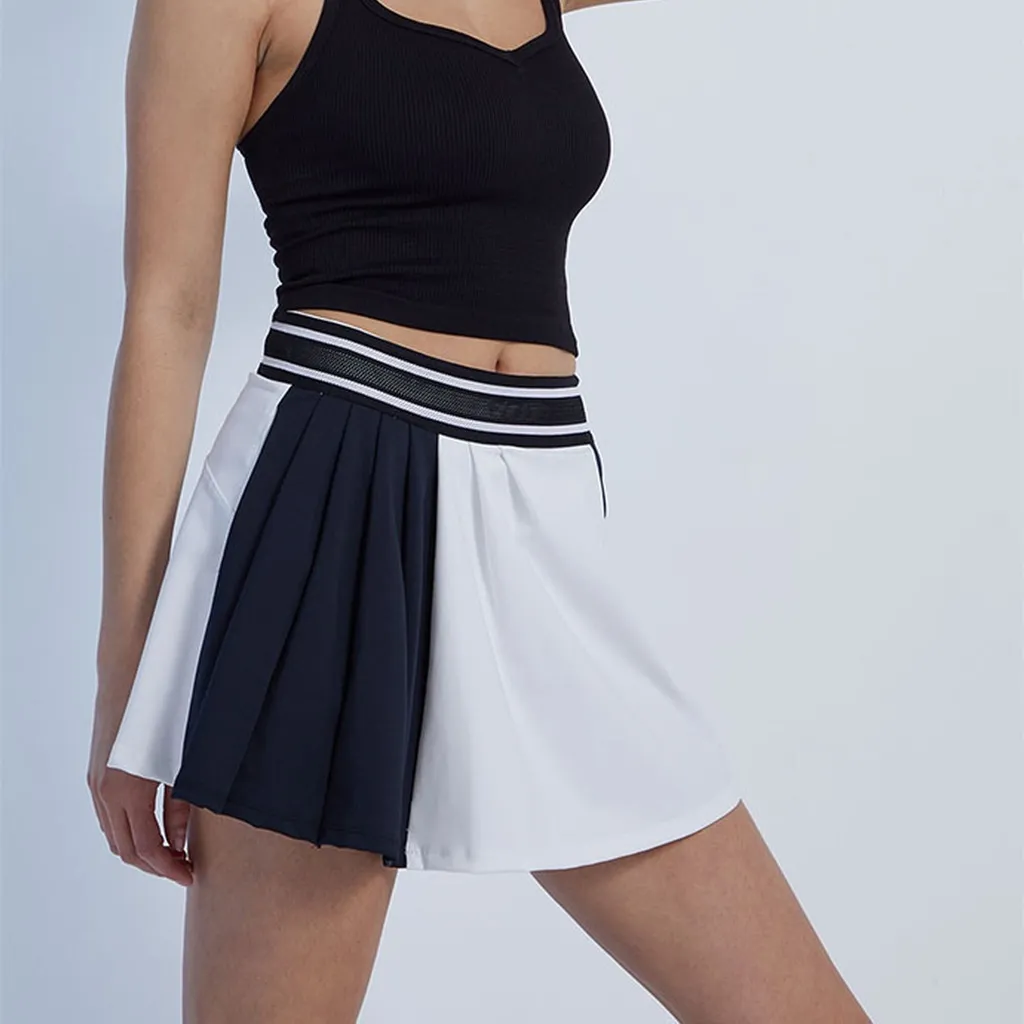 FP Movement Round Robbin Skort Black White Tennis Active Small Gorpcore - Image 12