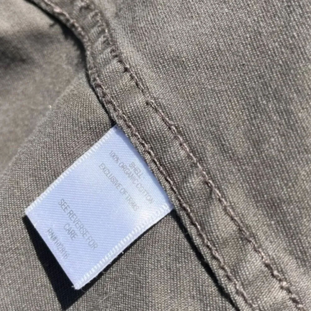 Garnet Hill Organic-Cotton Cargo Jacket Women's 8 - Image 5