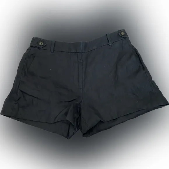 J crew black linen shorts - Image 7