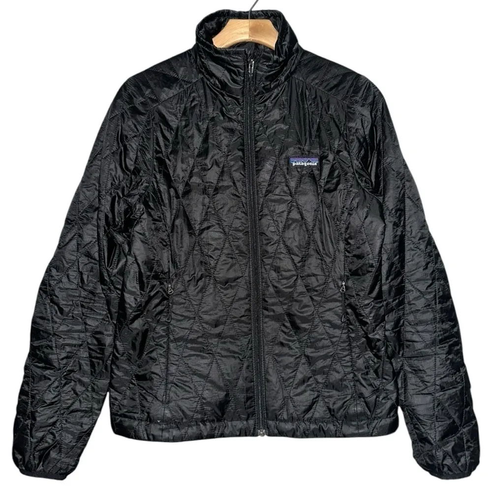 Patagonia Women’s Size XS Black Nano Puff Quilted Full Zip Jacket - Image 2