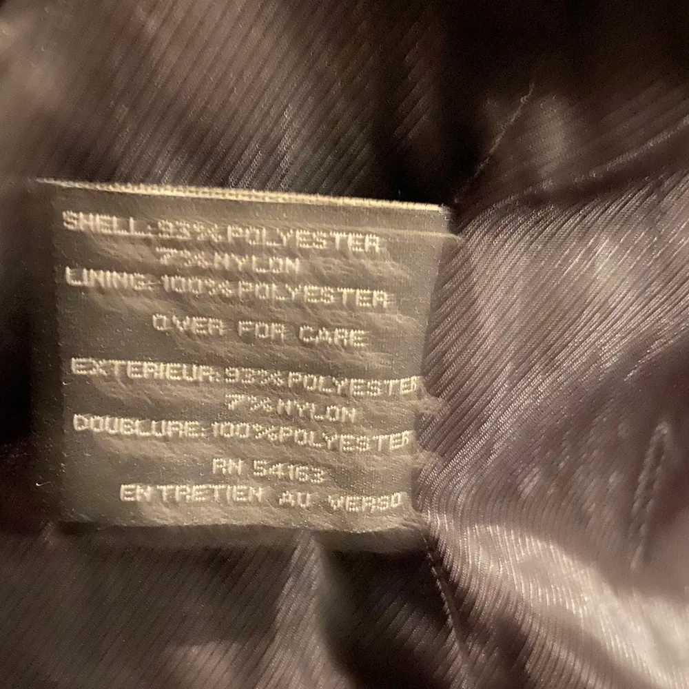 Cole Haan Black Size Small Zipper Closure Belted Trench Style Raincoat. - Image 7