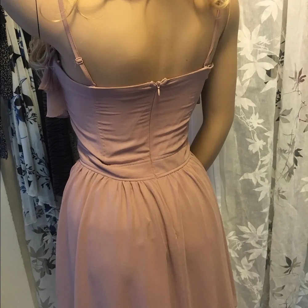 Double Zero Beautiful Layered Hi Lo Asymmetrical Dress - Image 3